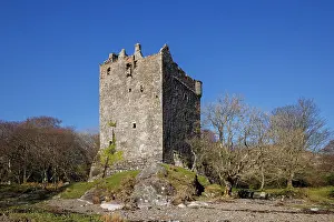 Ancient History Prints: Moy Castle, Lochbuie, Isle of Mull, Scotland, UK
