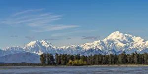 Mt. Denali seen from Talkeetna Riverfront Park, Matanuska-Susitna Borough