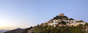 The Mudejar Castle overlooking the mountain village of Segura de la Sierra, Jaen Province
