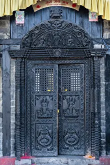 Carved Prints: Muktinath monastery, Muktinath, Lower Mustang, Nepal