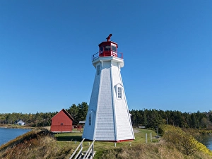 Mulholland Point Prints: Mulholland Point Lighthouse Welshpool, Campobello Island, New Brunswick, Canada