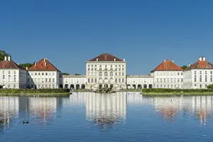 Munich, Bavaria, Germany. The Nymphenburg Palace with its landscape garden