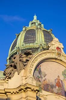 Images Dated 12th December 2013: Municipal House, Prague, Czech Republic
