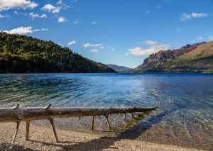 Rio Negro Prints: Munoz Beach, Gutierrez Lake, Nahuel Huapi National Park, Rio Negro Province, Argentina
