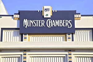 Exterior Detail Collection: Munster Chambers Art Deco Building, Napier, Hawkes Bay, New Zealand, South West Pacific