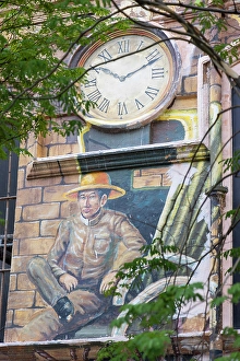River Of Life Prints: Mural on building along River of Life, Kuala Lumpur, Selangor, Malaysia