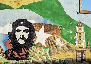 Painting Gallery: Mural painting with Che Guevara, Trinidad, Sancti Spiritus Province, Cuba