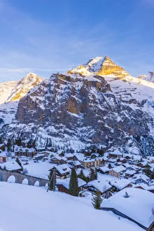 Images Dated 13th March 2019: Mürren, Berner Oberland, canton of Bern, Switzerland
