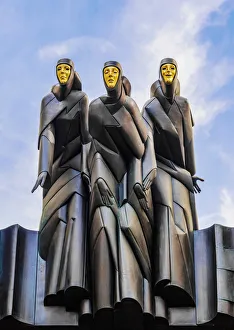 Three Muses, National Drama Theater, Vilnius, Lithuania