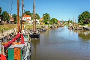 Ostfriesland Prints: Museum Harbor Carolinensiel, East Friesland, Lower Saxony, Germany, Europe