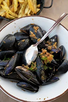 Seafood Prints: Mussels, Patmos, Greece