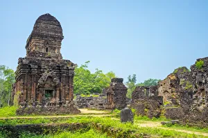 Viet Nam Prints: Mỹ Sơn ruins Cham temple site, Duy Xuyen District, Qu£ng Nam Province, Vietnam