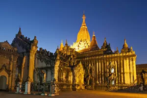 Images Dated 28th February 2013: Myanmar (Burma), Bagan, Ananda Temple