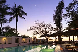 Myanmar (Burma), Rakhine State, Ngapali Beach, luxury resort