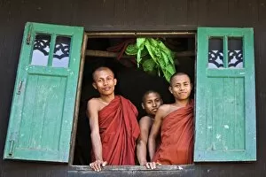 Monastery Gallery: Myanmar, Burma, Rakhine State, Sittwe