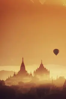 Myanmar (Burma), Temples of Bagan (Unesco world Heritage Site), Ananda temple