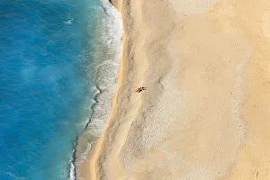 Ioanian Prints: Myrtos Beach, Elevated View, Kefalonia, Greece, Ionian Islands