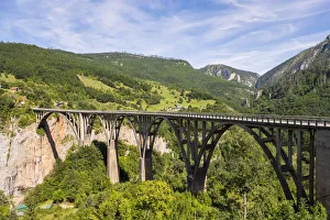 Mountain Pass Prints: Most na Đur'evića Tari Bridge, Zabljak, Durmitor National Park, Montenegro