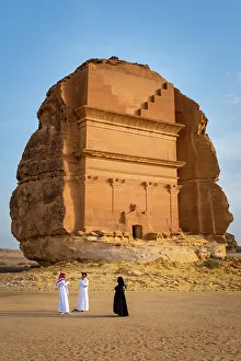 Archaeological Site Prints: Nabatean tomb of Lihyan son of Kuza