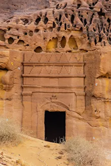 Tombs Prints: Nabatean tombs at Jabal Al Ahmar