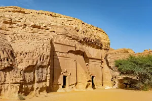 Tombs Prints: Nabatean tombs at Jabal Al Banat