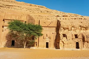 Tombs Prints: Nabatean tombs at Jabal Al Banat