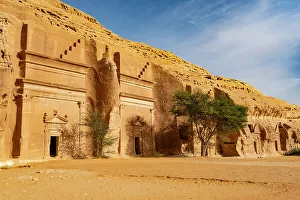 Tombs Prints: Nabatean tombs at Jabal Al Banat