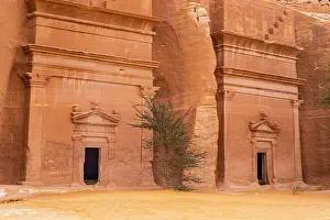 Tombs Prints: Nabatean tombs at Jabal Al Banat