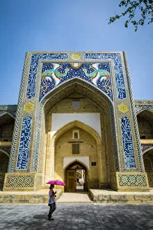 Bukhara Gallery: Nadir Divan Begi, Madrasah, Bukhara, Uzbekistan, Central Asia