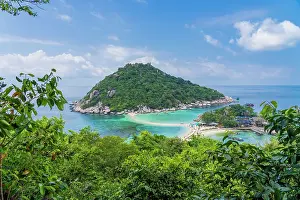 Gulf Of Thailand Prints: Nang Yuan Island, Surat Thani Province, Thailand