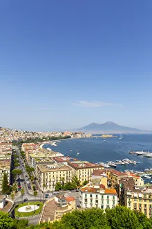 Naples, Italy. View of the city from Posillipo
