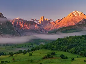 Asturias Prints: Naranjo de Bulnes at Dawn, Cantabrian Mountains