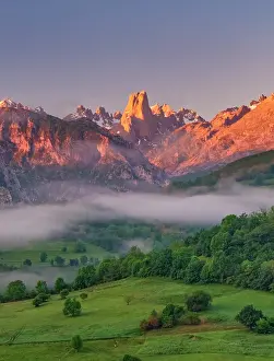 Asturias Prints: Naranjo de Bulnes at Dawn, Cantabrian Mountains