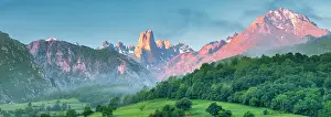 Asturias Prints: Naranjo de Bulnes at Dawn, Cantabrian Mountains