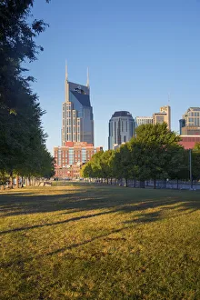 Nashville, Tennessee, Skyline, Riverfront Park