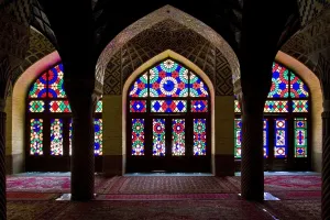 Shiraz Prints: Nasih Mosque, Shiraz, Fars Province, Iran