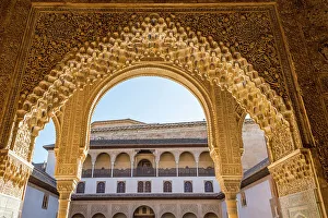 Nasrid Palaces, Alhambra Palace, Granada Province, Andalusia, Spain