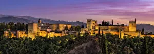 Images Dated 18th November 2022: Nasrid Palaces, Alhambra Palace, Granada Province, Andalusia, Spain