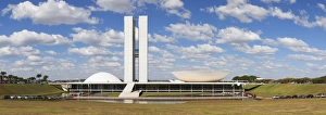Federal District Prints: National Congress, Brasilia, Federal District, Brazil