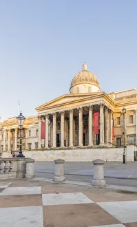 National Gallery, Trafalgar Square, London, England