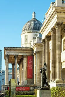 Images Dated 5th January 2023: National Gallery, Trafalgar Square, London, England, UK