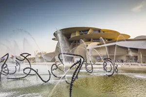 Images Dated 5th April 2019: National Museum of Qatar by Jean Nouvel, Doha, Qatar