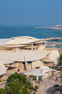Doha Prints: National Museum of Qatar by Jean Nouvel, Doha, Qatar