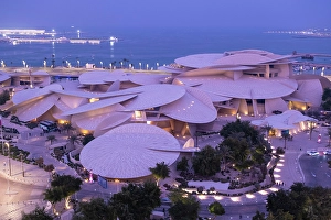 Doha Prints: National Museum of Qatar by Jean Nouvel, Doha, Qatar