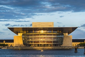 Opera Houses Prints: National Opera House, Copenhagen, Hovedstaden, Denmark