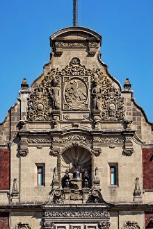 Presidential Palace Prints: National Palace, detailed view, Zocalo or Constitution Square, Mexico City, Mexico