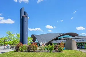 Luxembourg Prints: National Sport and culture arena coque, Kirchberg, Luxembourg