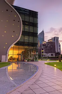 Theatre Prints: National Taichung Theatre at sunset, Taichung, Taiwan