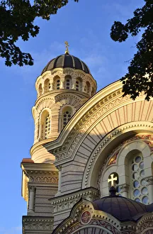 Orthodox Church Prints: The Nativity of Christ Orthodox Cathedral. Riga, Latvia