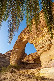 Natural Arch Prints: Natural arch in the oasis of Al-Ula, Medina Province, Saudi Arabia